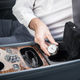 Illustration for article titled The Bentley Bentaygas Fingerprint Security Box Doesnt Look Like It Fits Anything